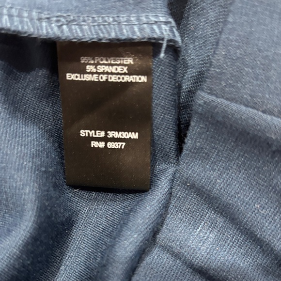 ANTTHONY ORIGINAL Chic Navy, Silver and Gold Women's Pencil Skirt - Picture 5 of 5